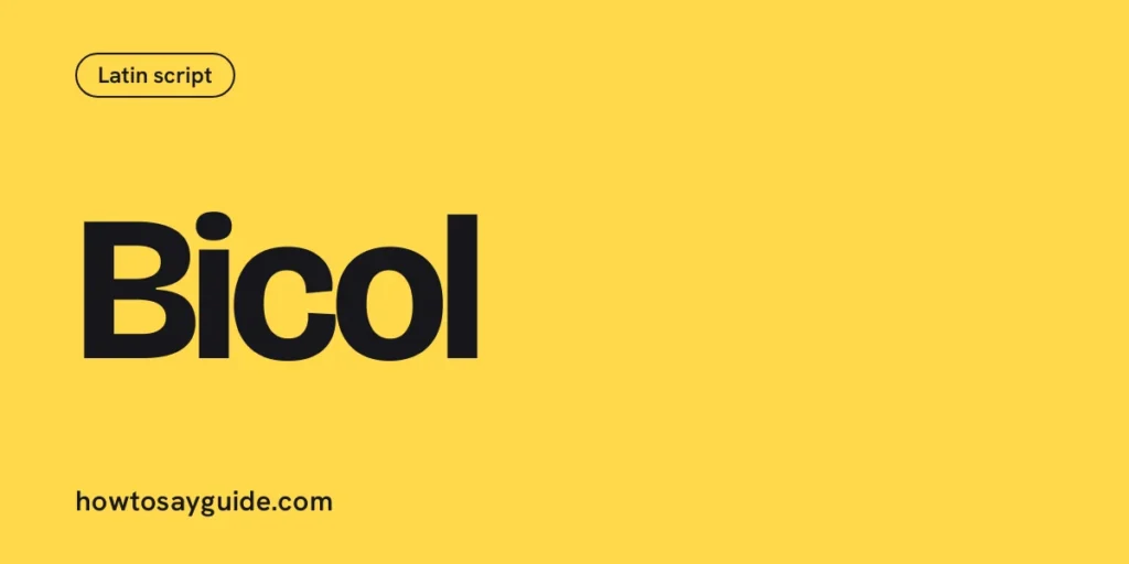 Bicol