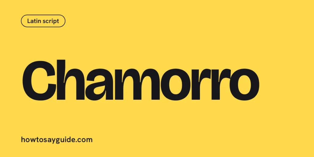 Chamorro