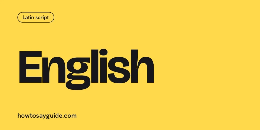 English