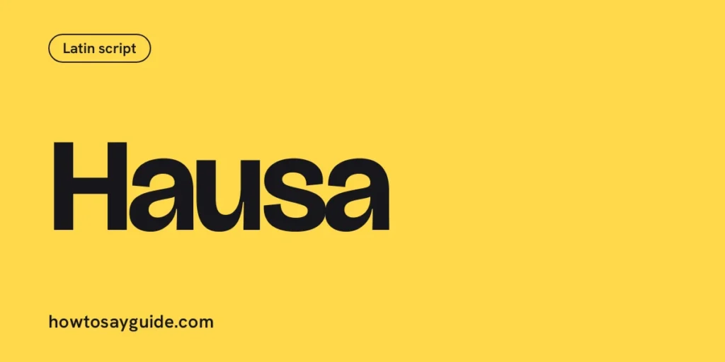 Hausa