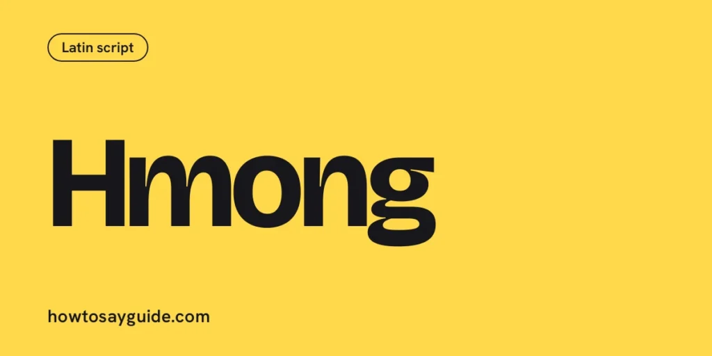Hmong