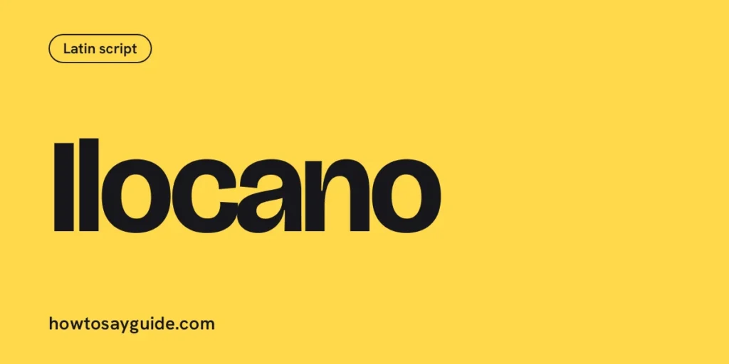 Ilocano