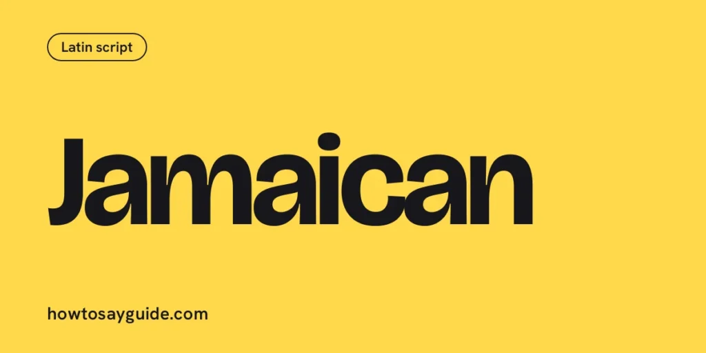 Jamaican