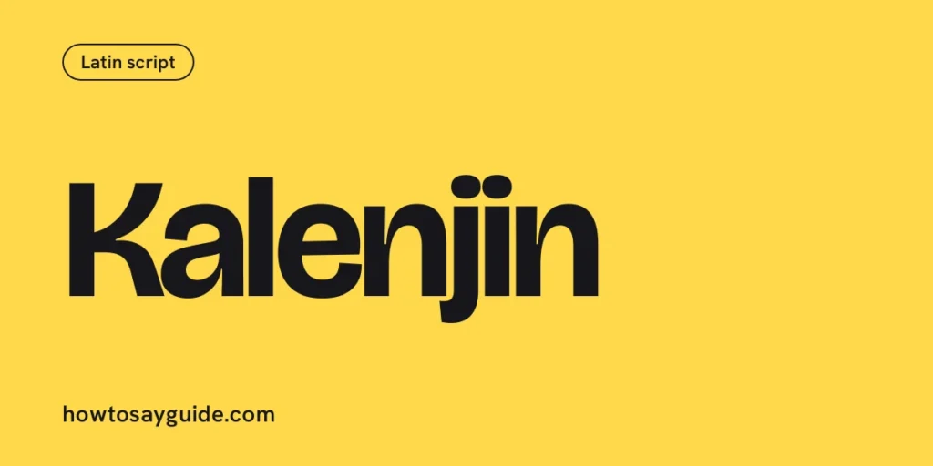 Kalenjin