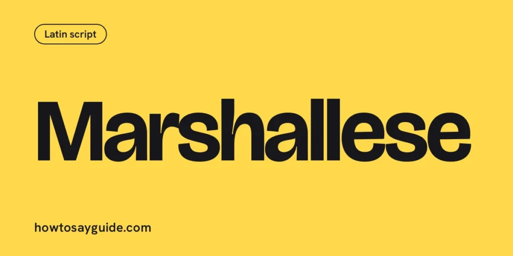 Marshallese