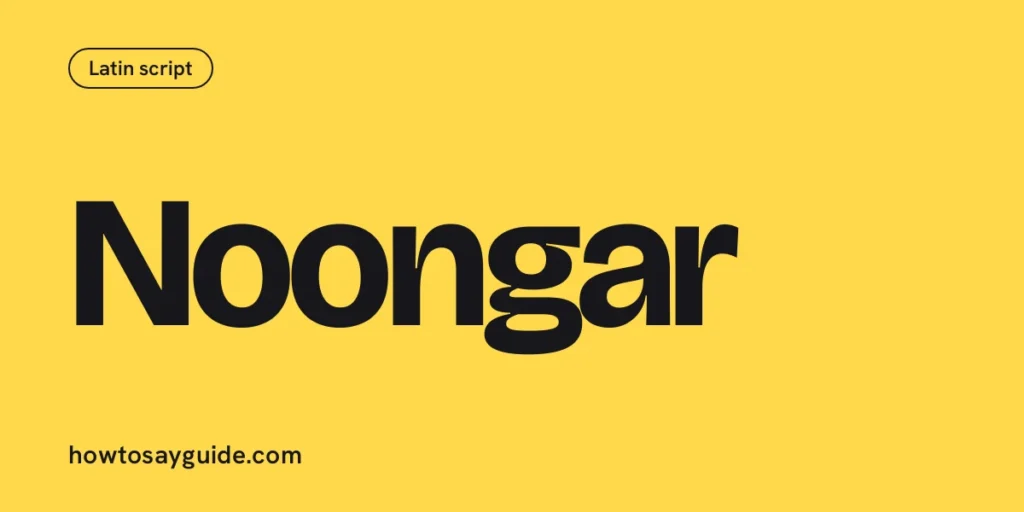 Noongar