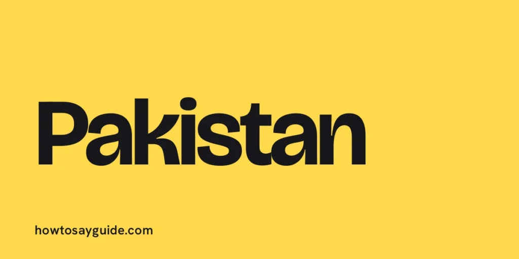 Pakistan