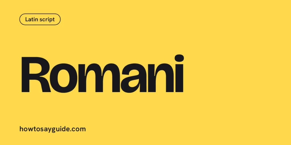 Romani