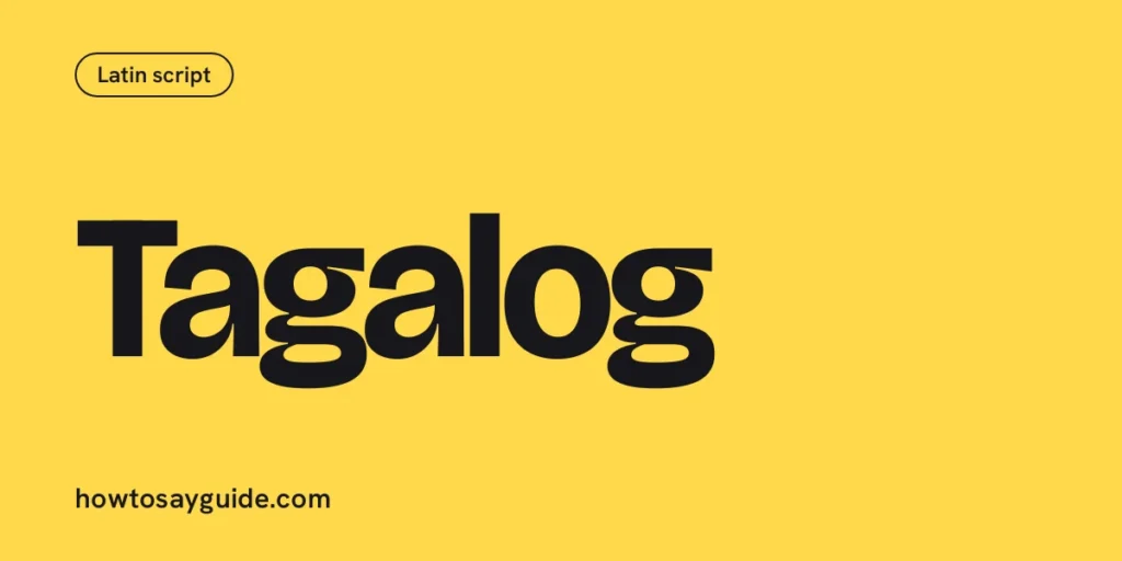 Tagalog