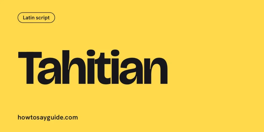 Tahitian